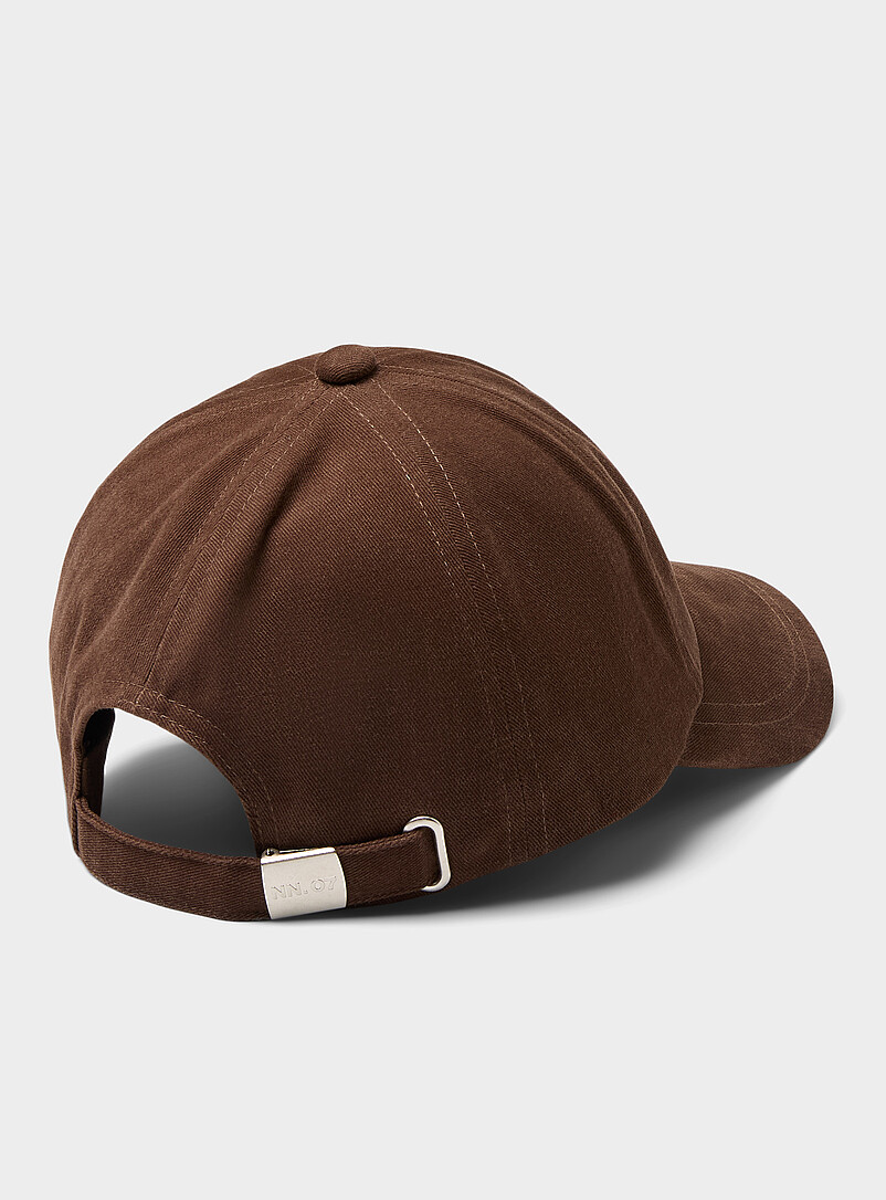 NN. 07: La casquette brune petit logo Vert pour homme