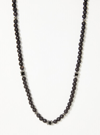 Natural stone necklace
