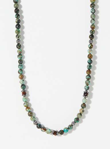 Natural stone necklace