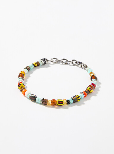 Le bracelet perles de Murano et pierres naturelles