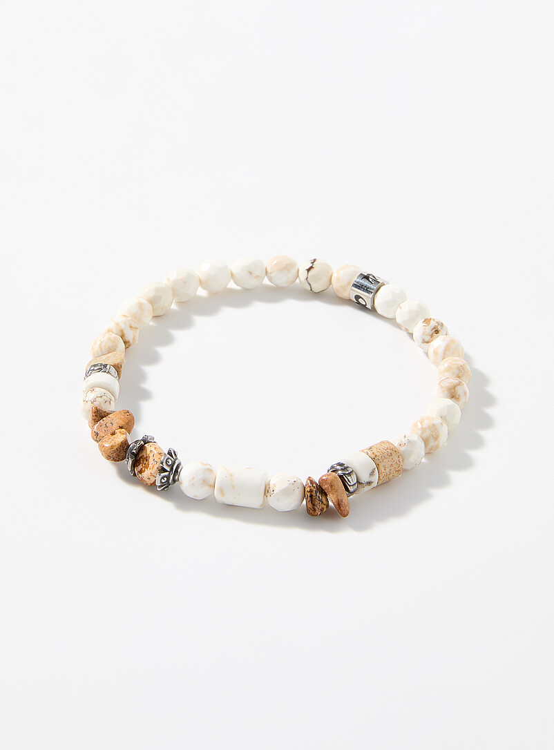 Tiger's Eye And Natural Stone Bracelet
