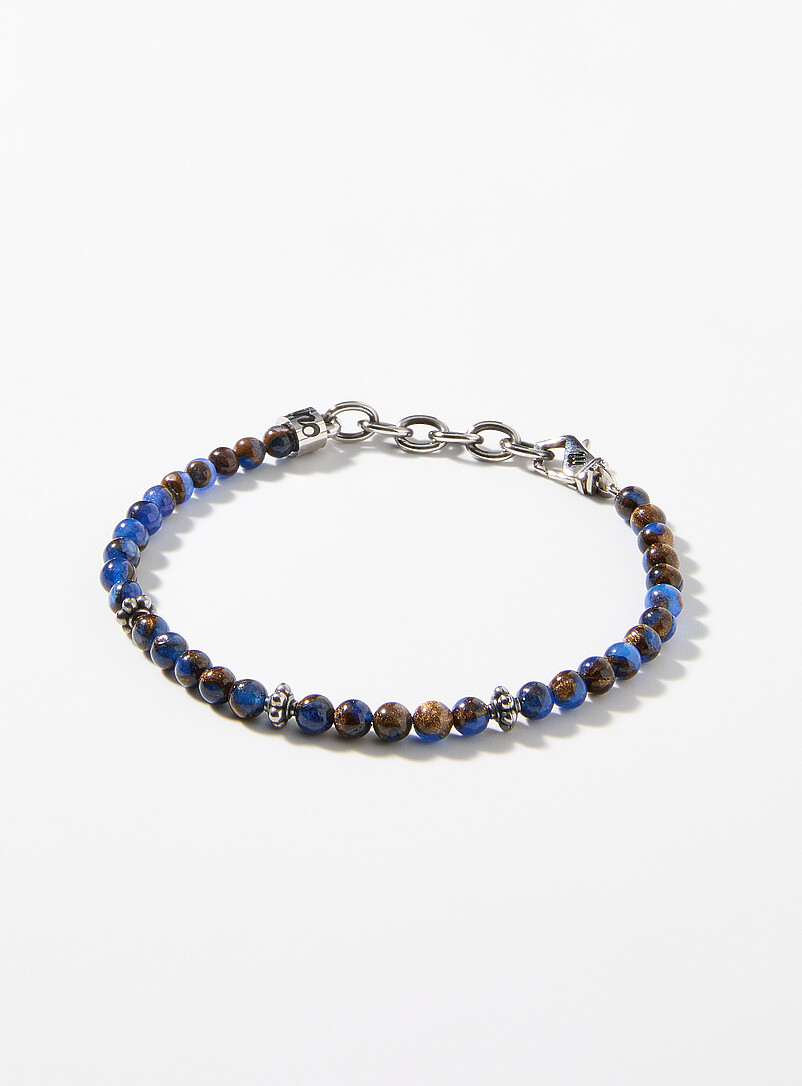 Natural Stone Mini-Bead Bracelet