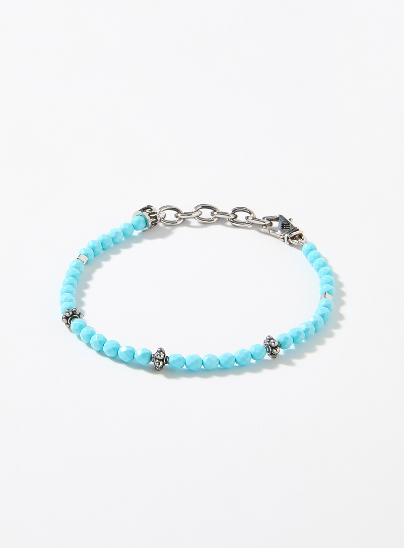 Natural Stone Mini-Bead Bracelet