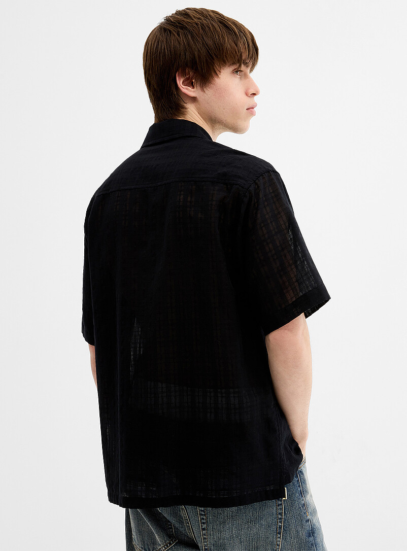Banks check weave shirt product image 3