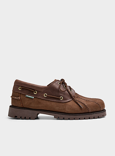 Sebago Chocolate/Espresso Tucker oiled-leather boat shoes Men for men