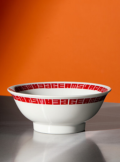 Red rim ramen bowl | Beams | Plates & Bowls | Simons