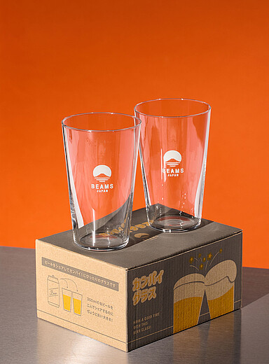 Beams Assorted Logo small beer glasses for men