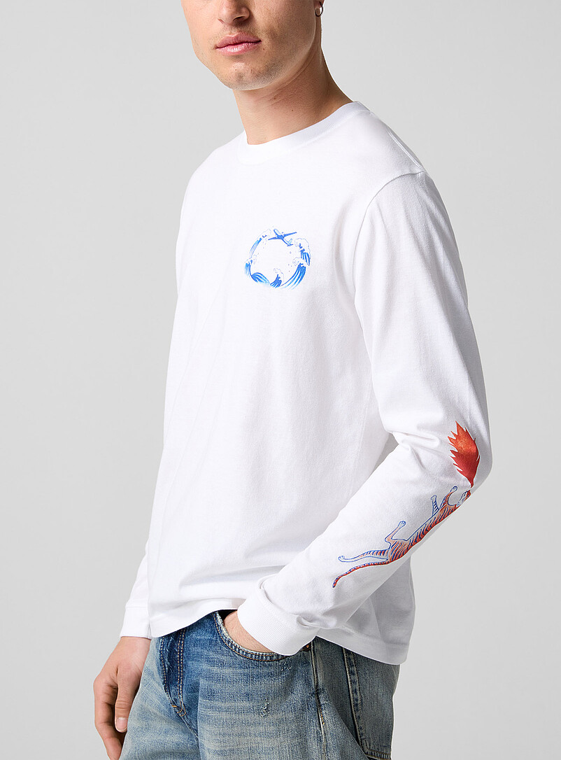 Japanese symbols long-sleeve T-shirt product image 2