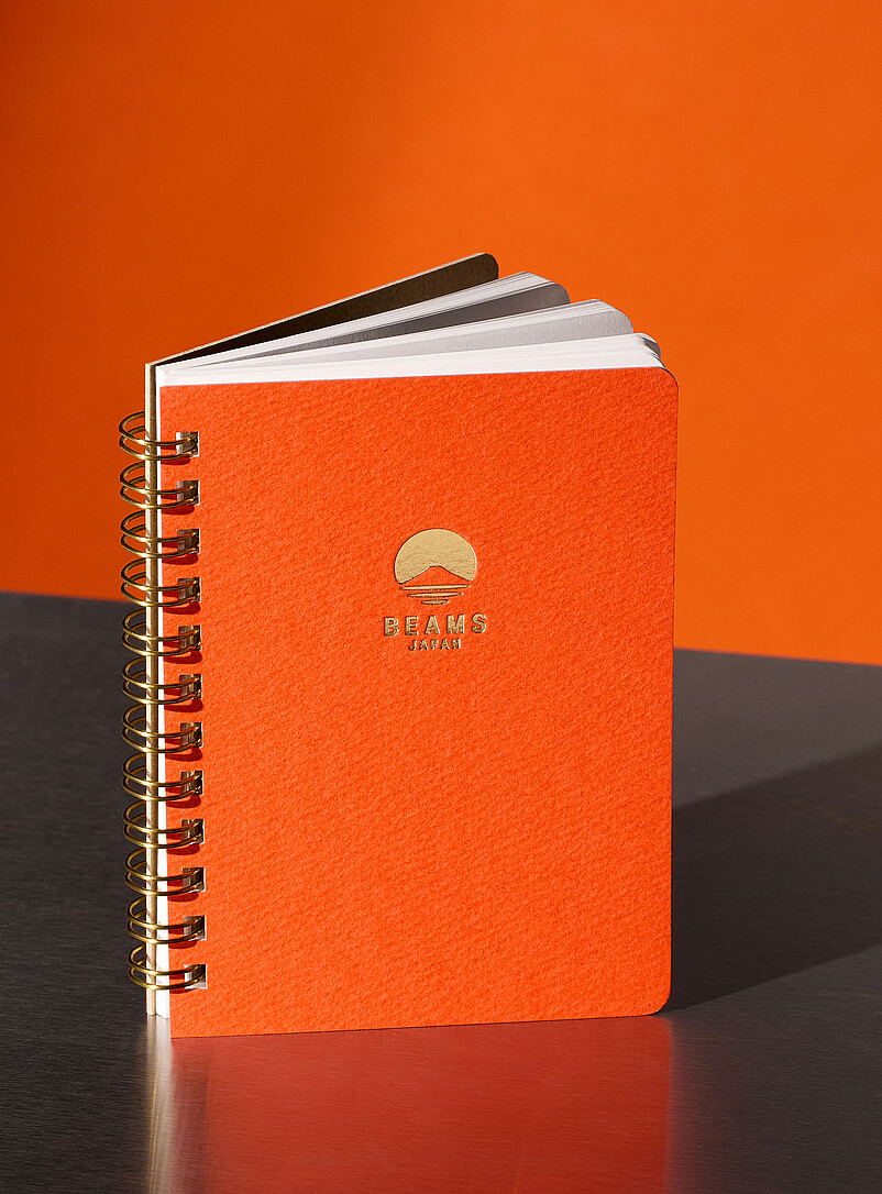Small tangerine notebook product image (primary)