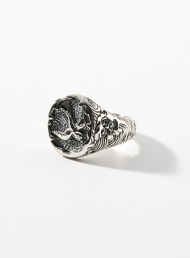 Homecoming silver ring