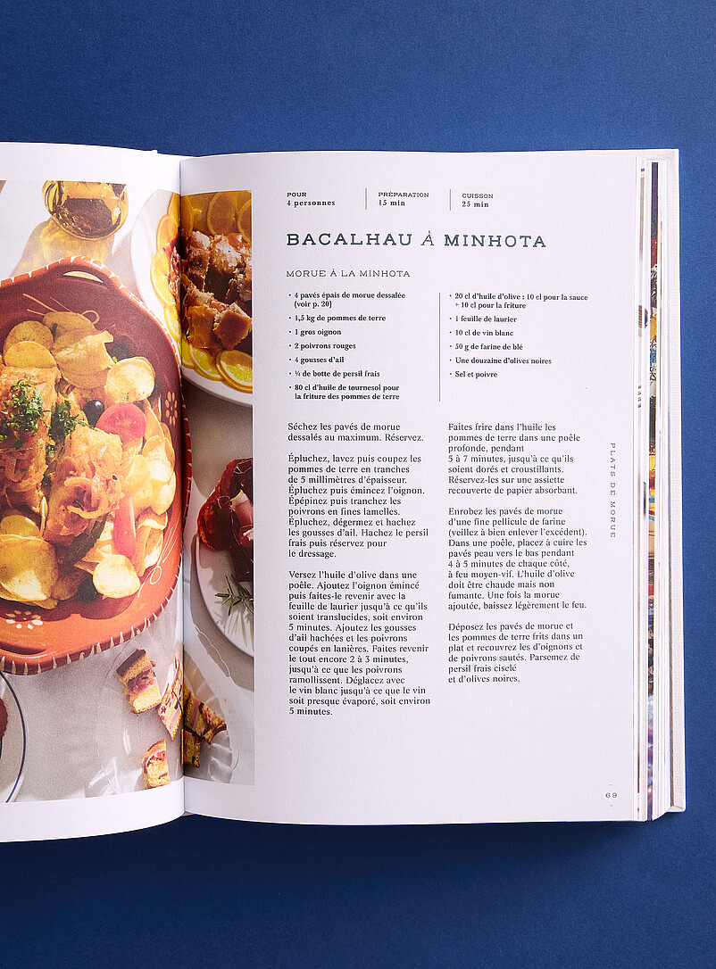 Hachette Pratique: Le livre de recettes <i> La cuisine du Portugal : avec amour</i> &Eacute;cru &agrave; motifs