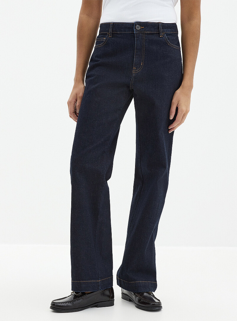 Pantalon capri en dentelle extensible pour femme, longueur mollet, jean Pantalon capri en dentelle extensible pour femme, longueur mollet, jean