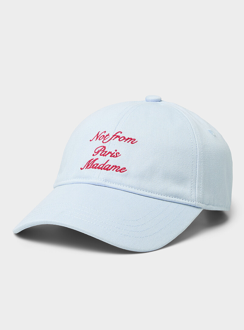 Elegant script slogan baseball cap product image (primary)