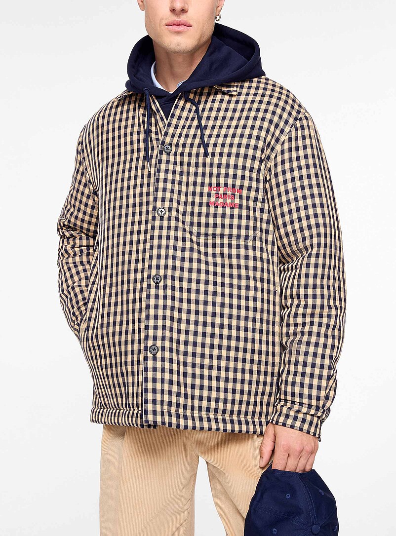 Not From Paris Madame Gingham Overshirt