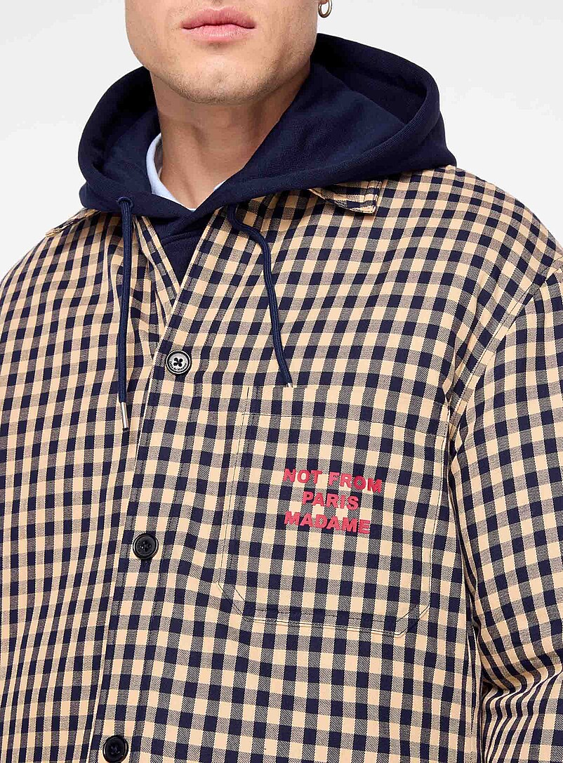 Not From Paris Madame gingham overshirt product image 2
