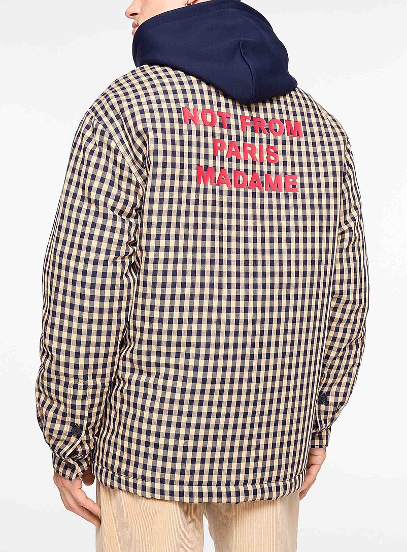 Not From Paris Madame gingham overshirt product image 3