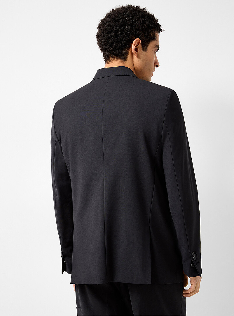 Be Able Black Black double-breasted jacket for men