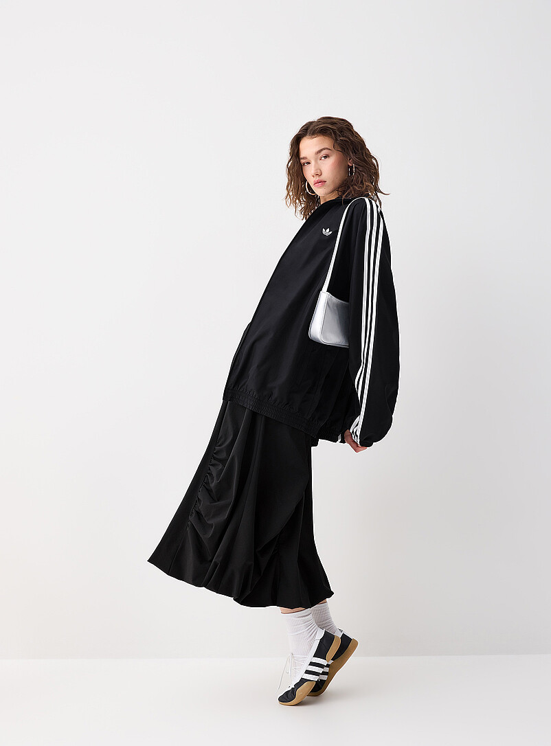 Twik Black Balloon maxi skirt for women