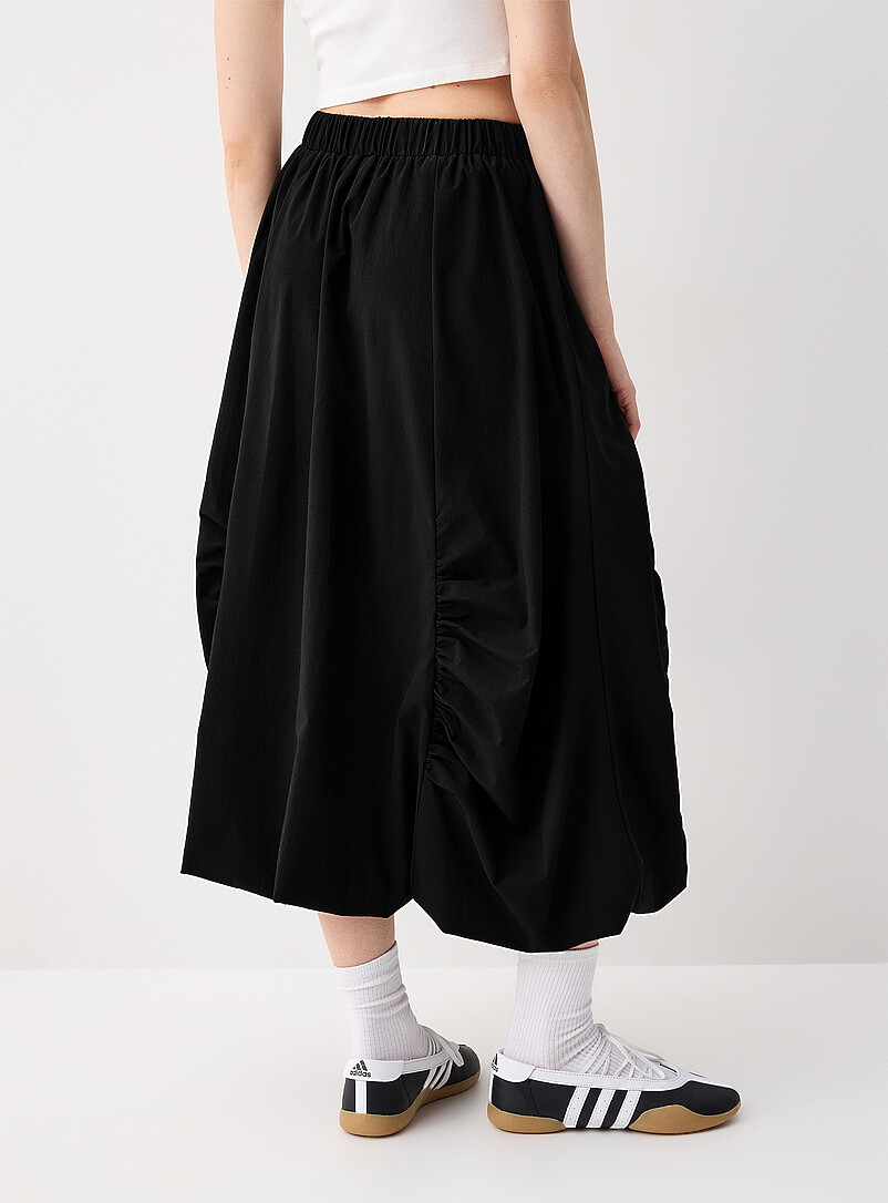 Twik Black Balloon maxi skirt for women