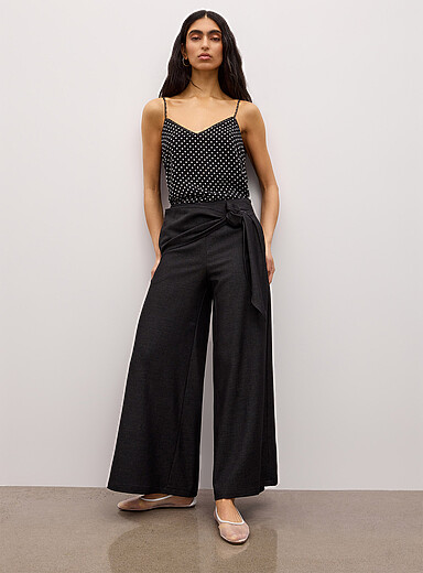 Scarf belt ultra-wide-leg pant | Icône | Shop Women%u2019s Wide