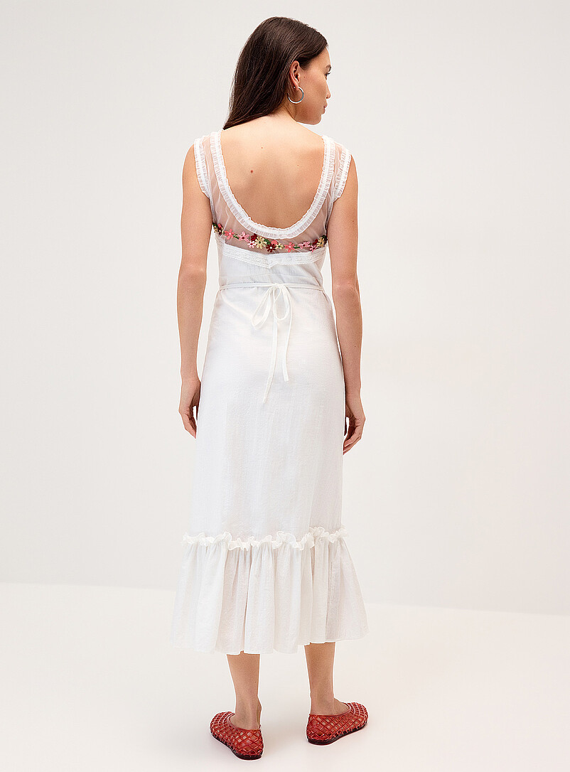 Flowered peasant maxi dress | Twik | Sundress | Simons