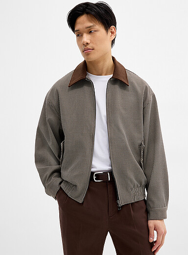 Heritage houndstooth jacket