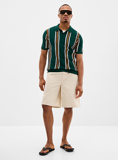 Le polo rayures r&eacute;tro
