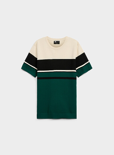 Block-style ottoman sweater