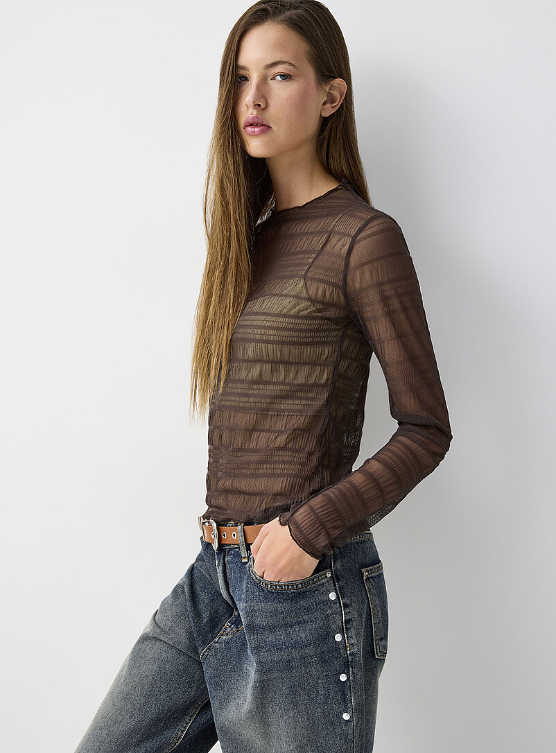 Tulle Drama Sleeve Tee