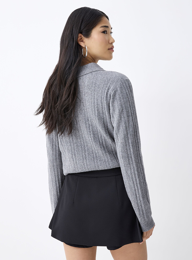 Twik Burgundy Wrap skort for women