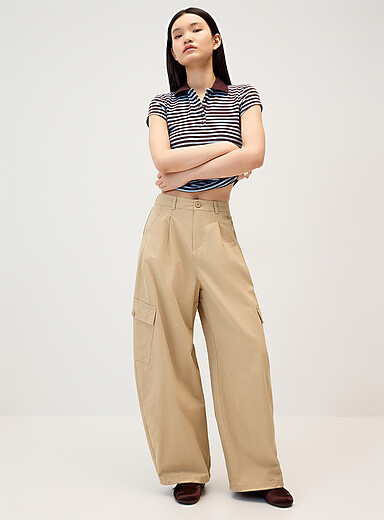 Le pantalon ballon twill cargo
