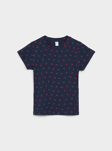 La t-shirt ajust&eacute; &agrave; motif
