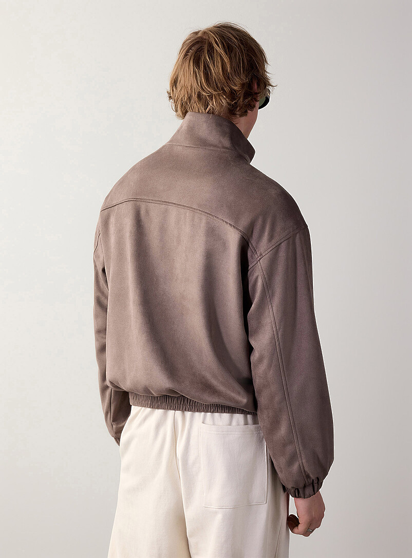 Frog toggle buttons suede-like jacket | Djab | | Simons