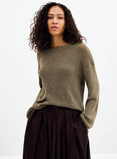 Le chandail ample maille souple