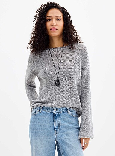 Le chandail ample maille souple