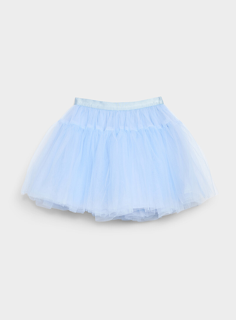 Twik: La minijupe bouffante organza Blanc pour femme
