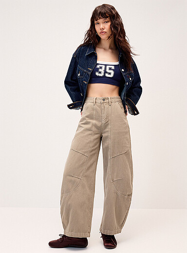 Barrel jean <b>Fit: Barrel leg, high rise</b>