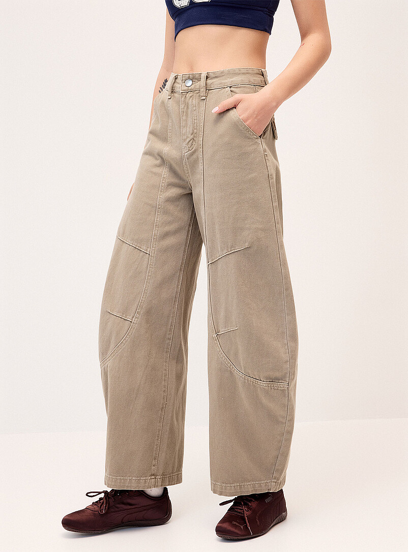 Twik Chocolate/Espresso Barrel jean for women