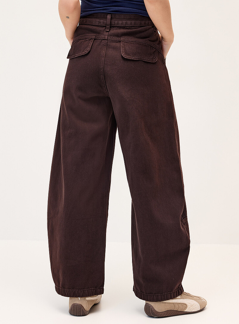 Twik Chocolate/Espresso Barrel jean for women