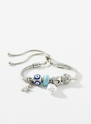 Le bracelet argent&eacute; breloques amusantes