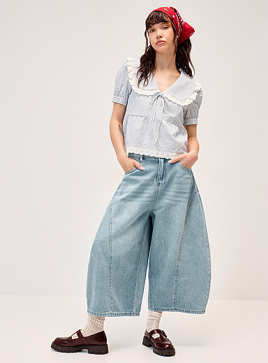 Le jean ballon denim souple