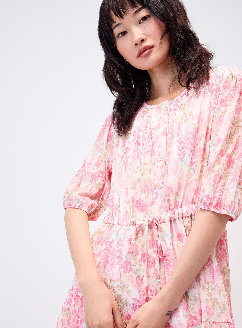 Airy flowers tiered maxi dress product image 2