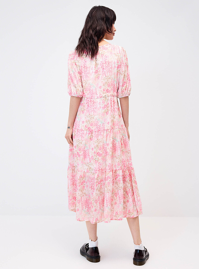 Airy flowers tiered maxi dress product image 3