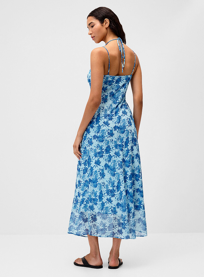 Floral ruched-bust maxi dress product image 3