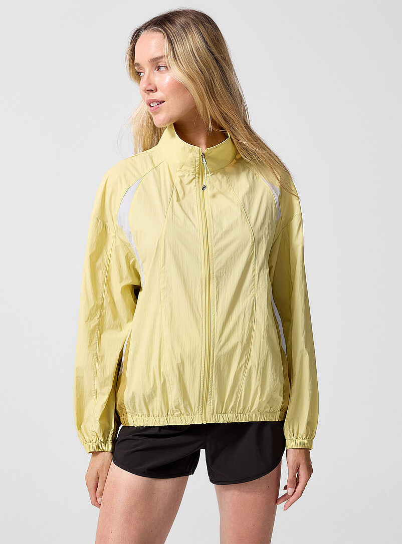 Colour-Block Windbreaker Jacket