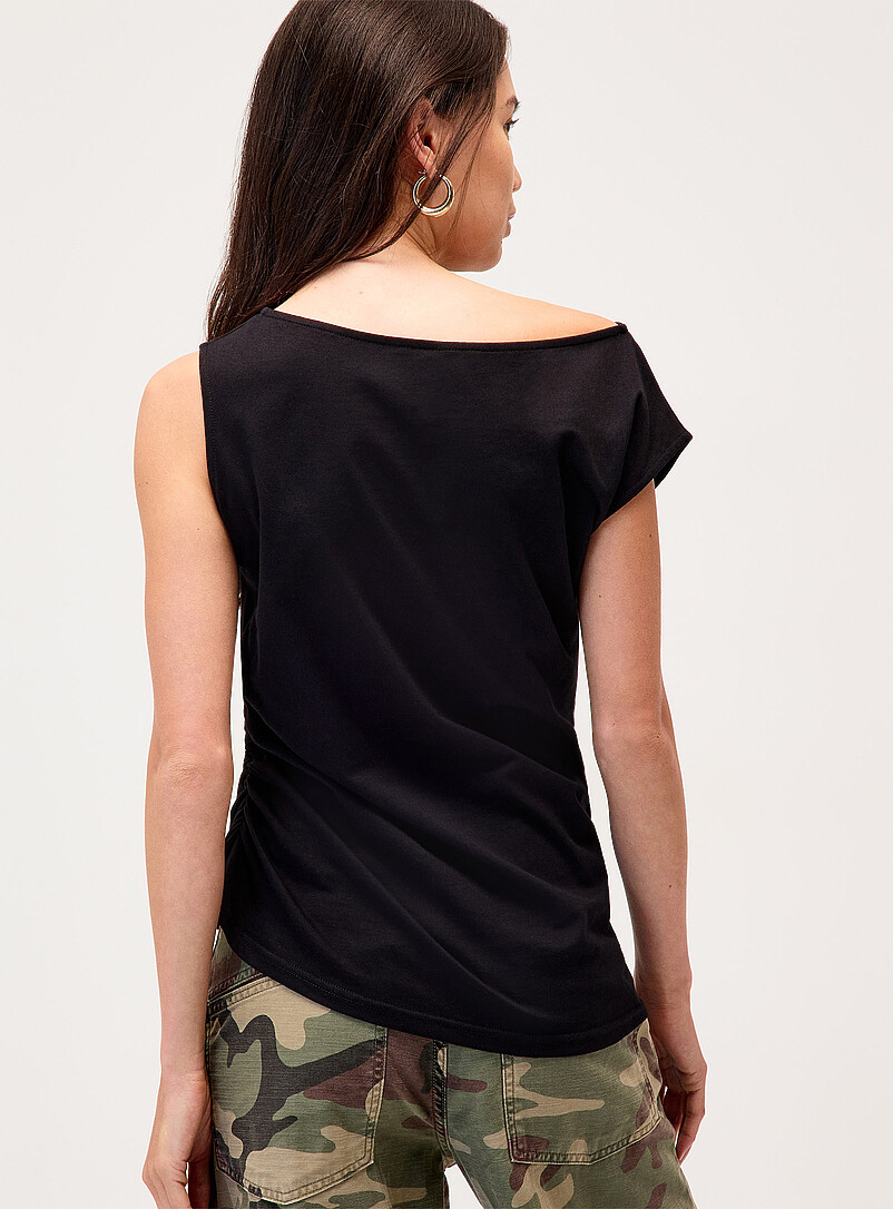 Gathered side eyelet star loose cami product image 2