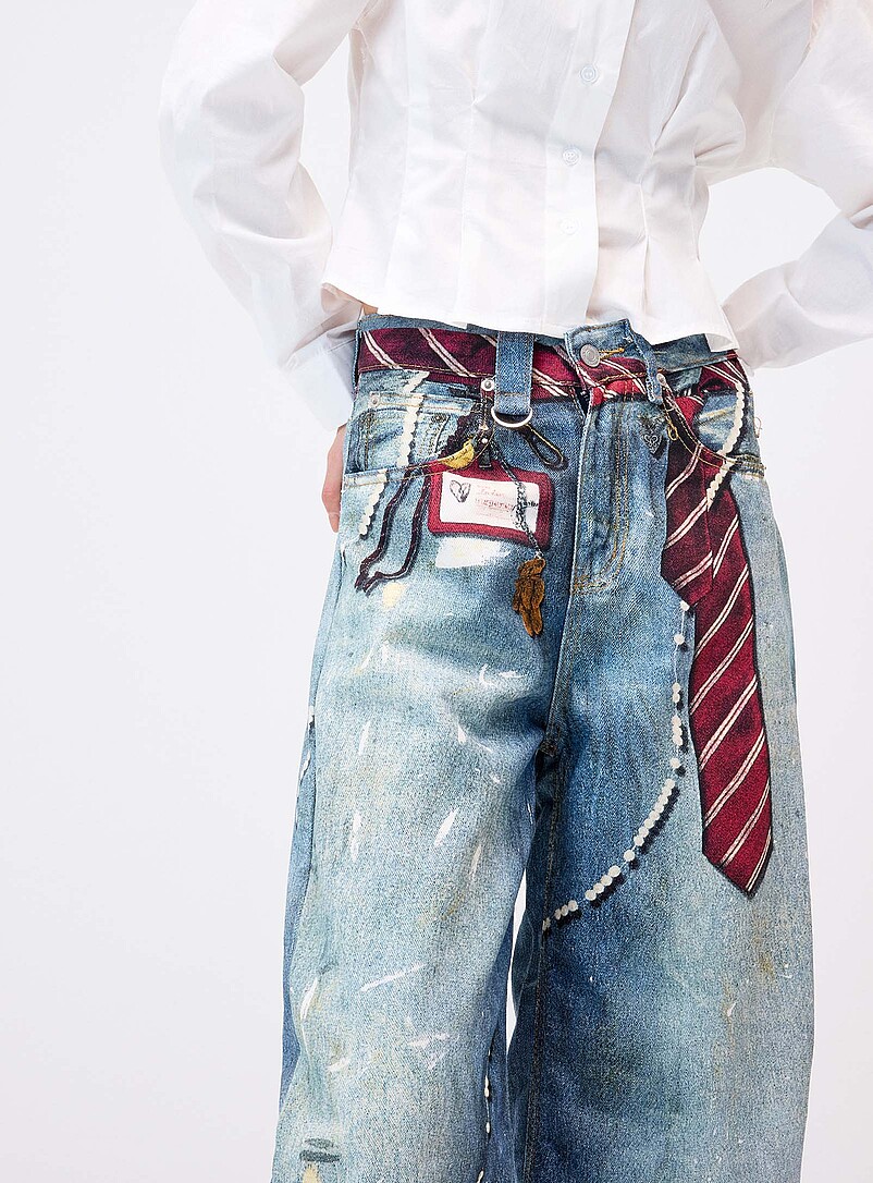 Accessories print jean product image 2