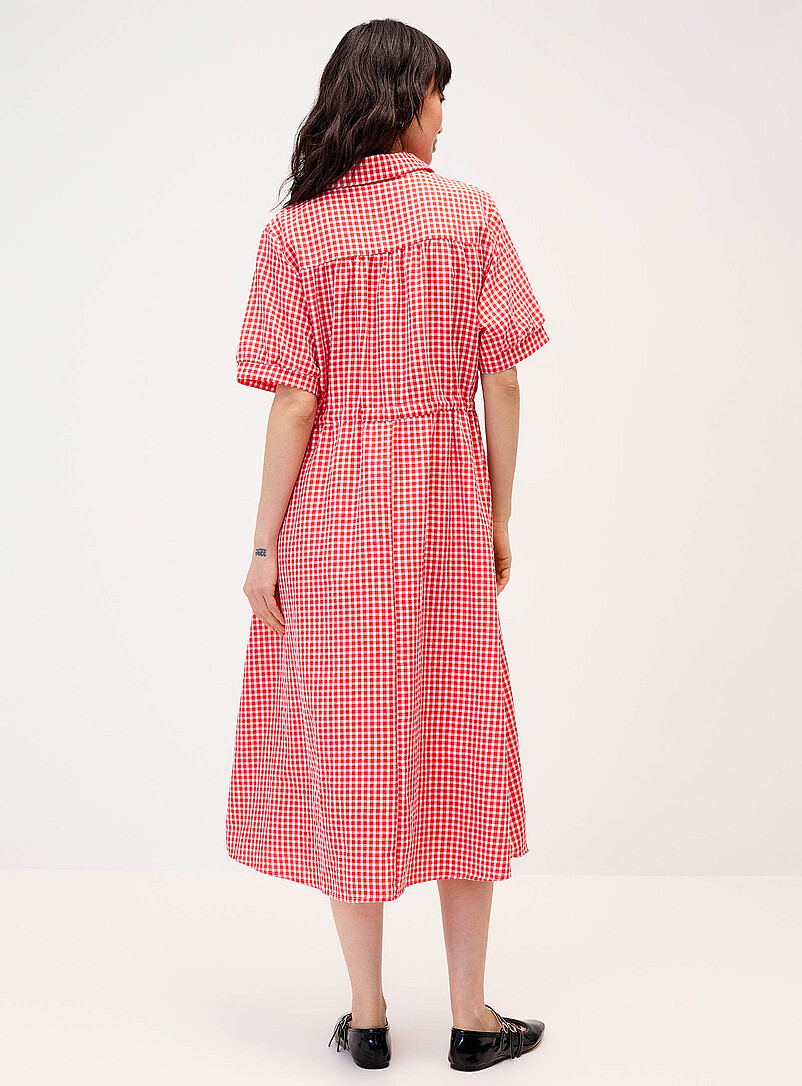Gingham maxi shirtdress product image 3