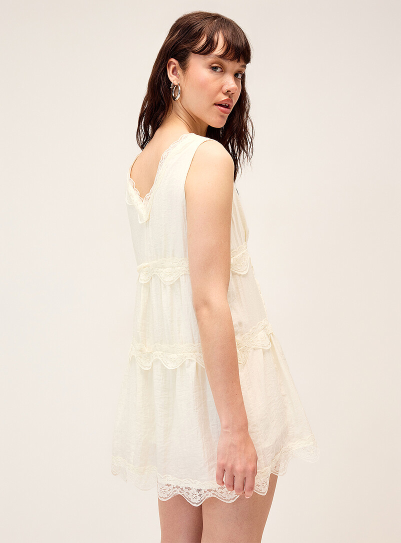 Boho lace-insert dress product image 3