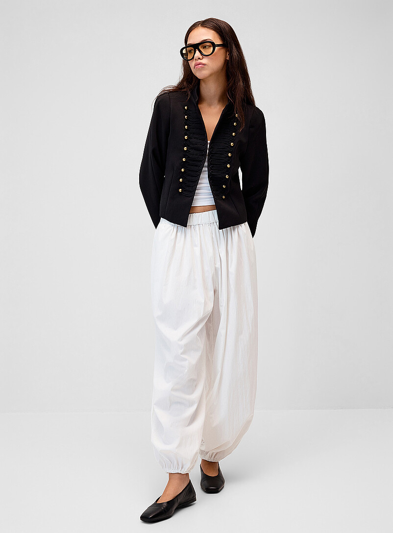 Trompe-l'oeil frog toggle buttons blazer product image 2